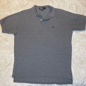 Polo Ralph Lauren Gray 100% Cotton Polo Shirt – Size L